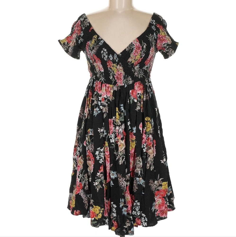 Torrid Floral Black Dress